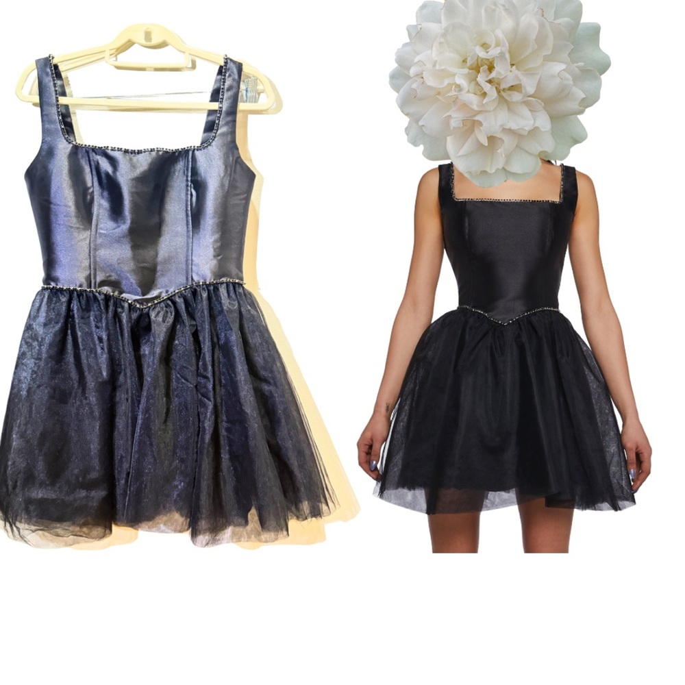 Sugar Thrillz POLISHED PIROUETTE CORSET DRESS - BLACK Size M NWD